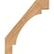 Ekena Millwork 5 1/2"W x 28"D x 34"H Merced Smooth Knee Brace, Western Red Cedar BRC06X28X34MRC00SWR - alternate 4